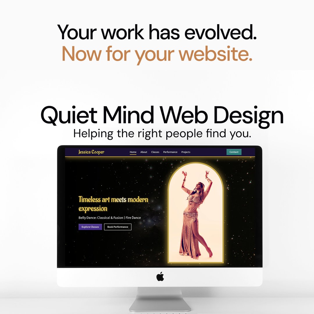 Brand ad in 1:1 square format — Let's Fix Your Website