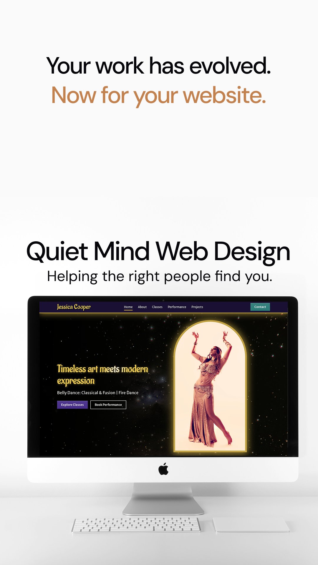 Brand ad in 9:16 vertical format — Let's Fix Your Website