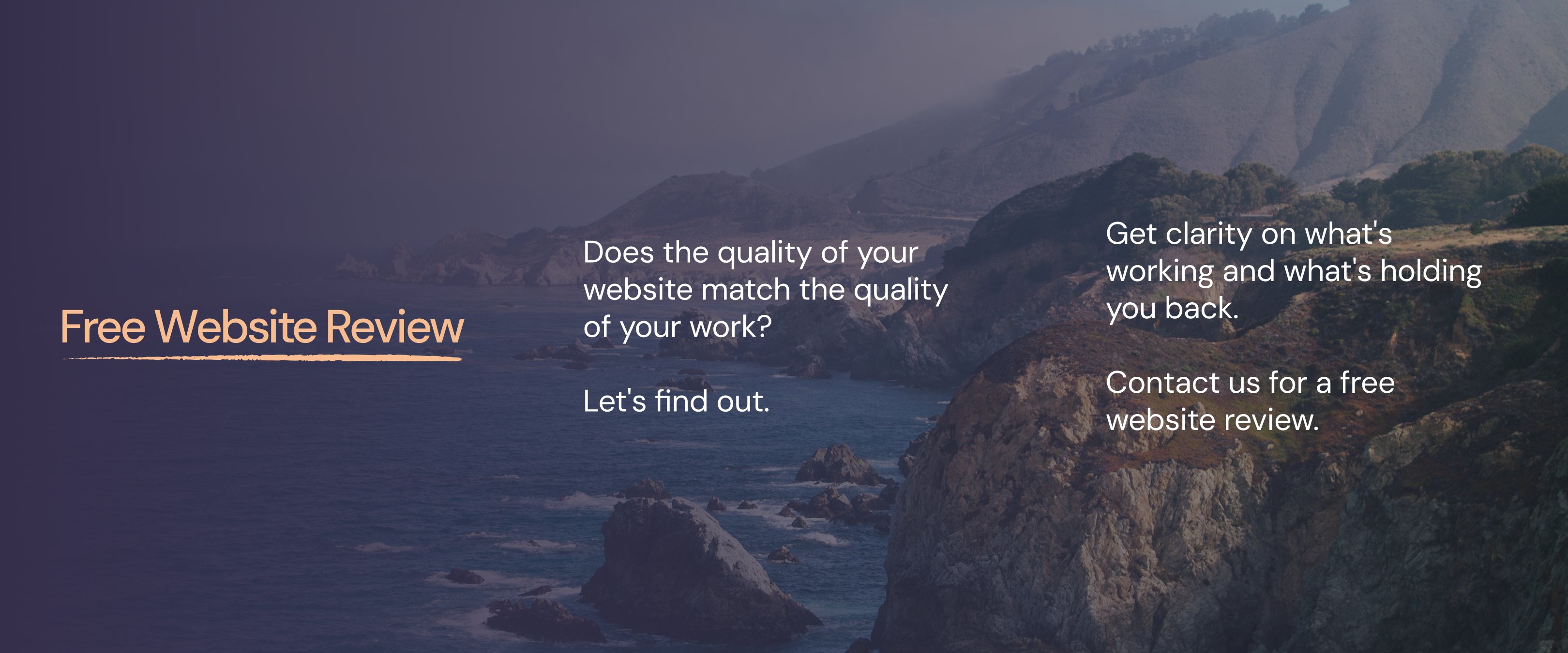Seamless carousel Instagram post promoting free website review